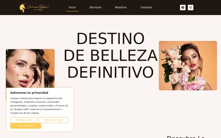 Screenshot of johannagnailspa.es