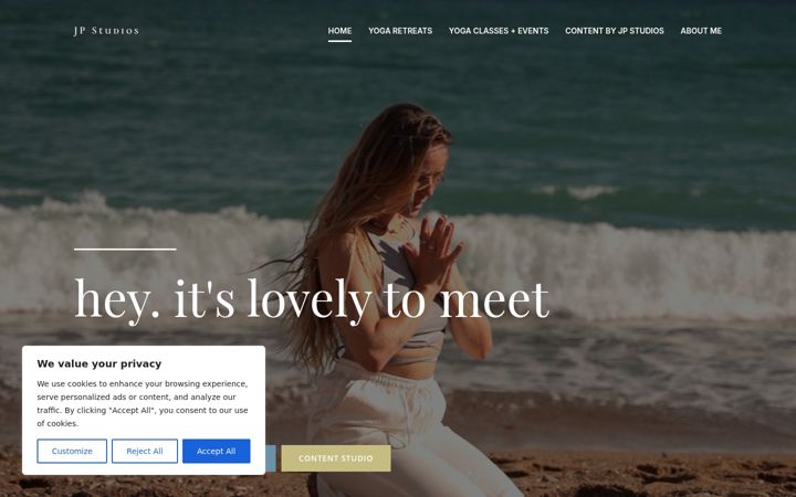Screenshot of johannapaulinesteiner.com