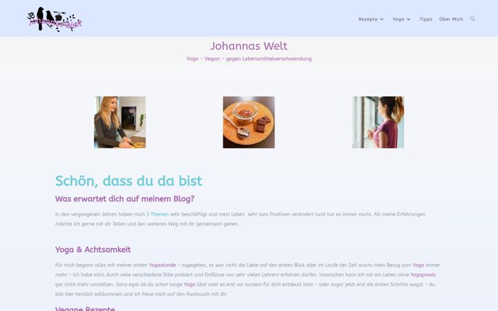 Screenshot of johannaswelt.com