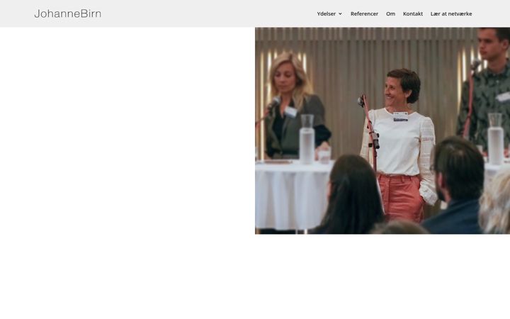 Screenshot of johannebirn.dk