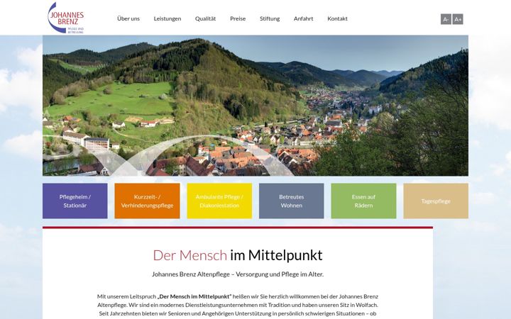 Screenshot of johannes-brenz.de