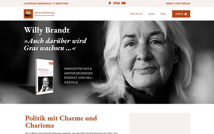 Screenshot of johannes-buchverlag.de