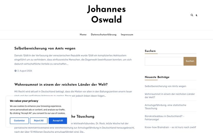 Screenshot of johannes-oswald.de
