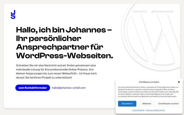 Screenshot of johannes-schall.com