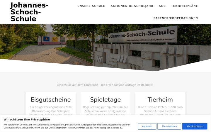 Screenshot of johannes-schoch-schule.de