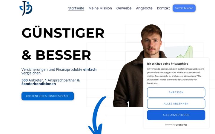Screenshot of johannes-stranz.de