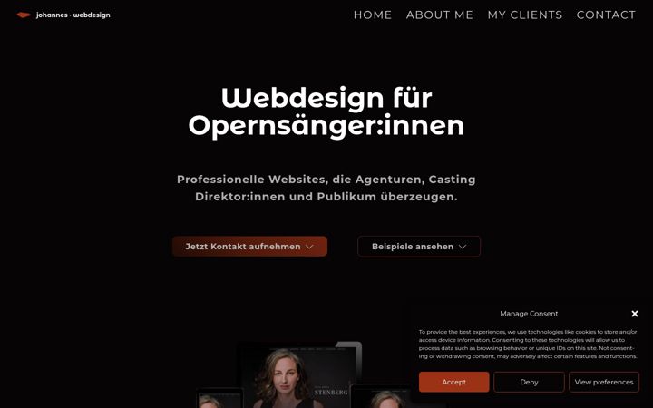 Screenshot of johannes-webdesign.com