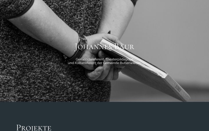 Screenshot of johannesbaur.de