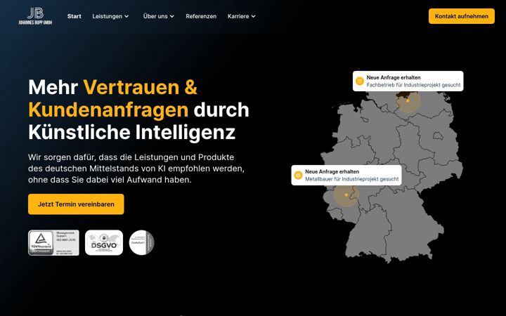 Screenshot of johannesbopp.de