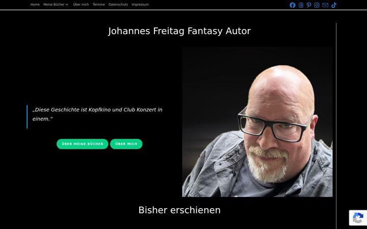 Screenshot of johannesfreitag.com