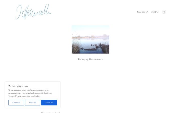 Screenshot of johannesheimrath.de