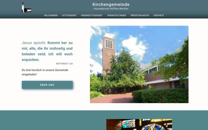 Screenshot of johanneskirche-hhw.de