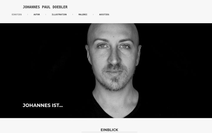 Screenshot of johannespauldoebler.de