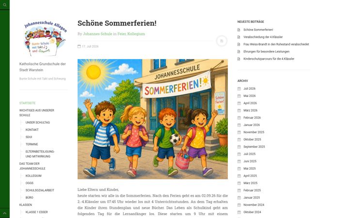 Screenshot of johannesschule-allagen.de