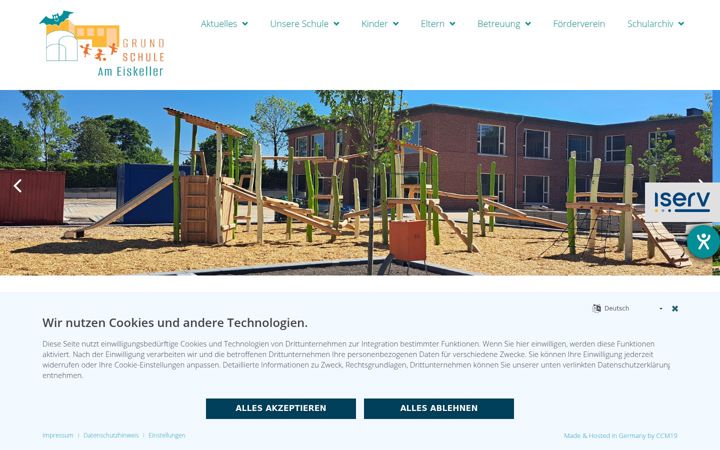 Screenshot of johannesschule-altenberge.de
