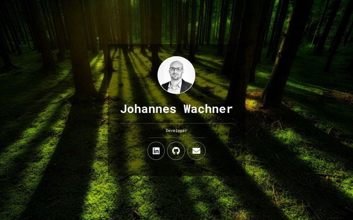 Screenshot of johanneswachner.com