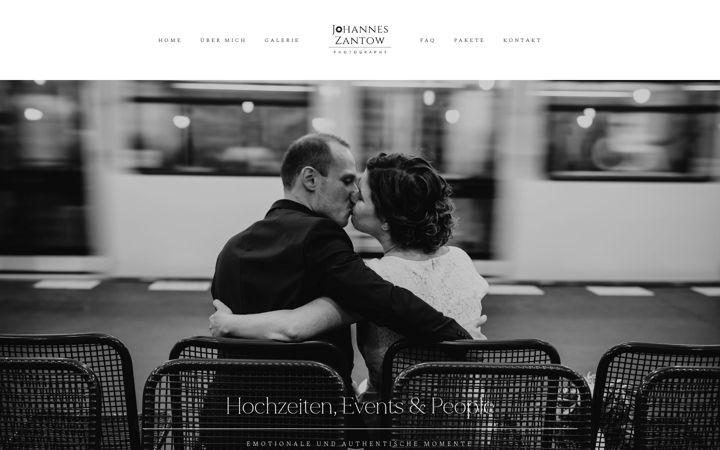 Screenshot of johanneszantow.de