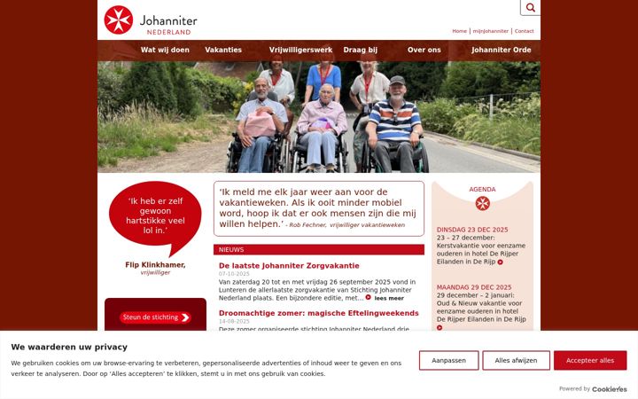 Screenshot of johanniter.nl