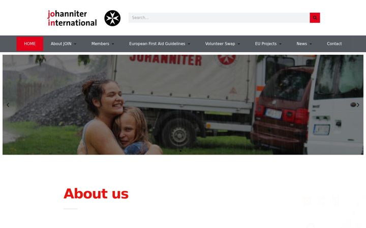 Screenshot of johanniter.org