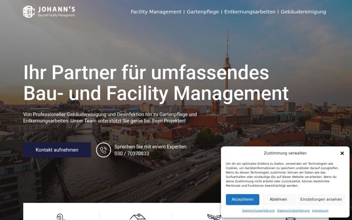 Screenshot of johanns-bfm.de