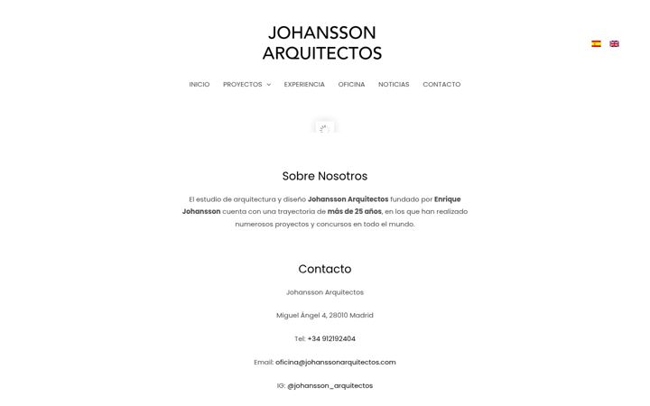 Screenshot of johanssonarquitectos.com