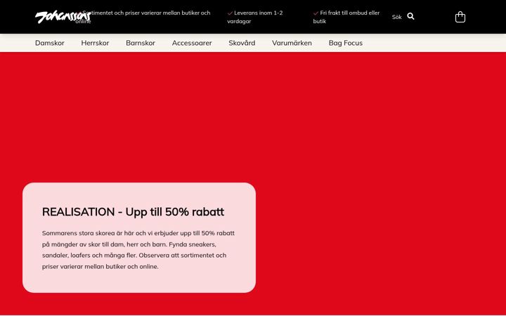 Screenshot of johanssons.se