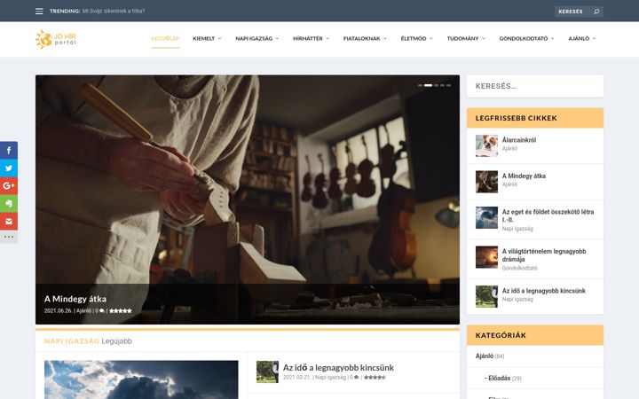 Screenshot of johir.eu