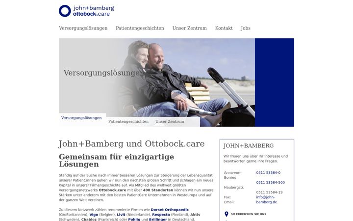 Screenshot of john-bamberg.de