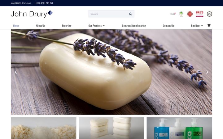 Screenshot of john-drury.co.uk