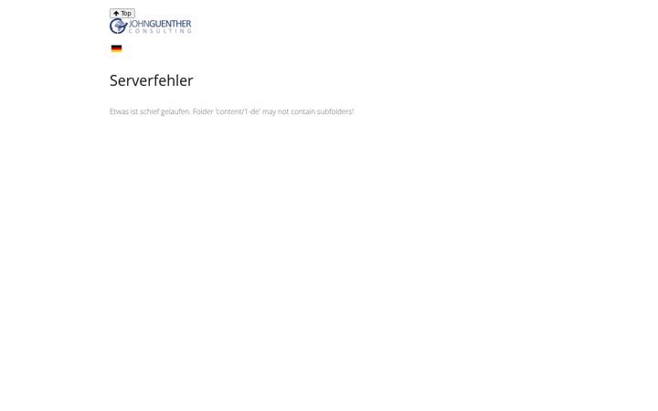 Screenshot of john-guenther-consulting.de