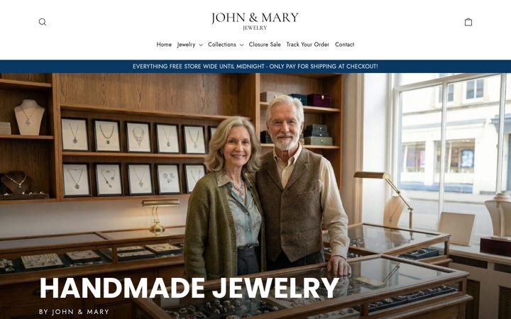Zrzut ekranu john-mary-jewelry.com