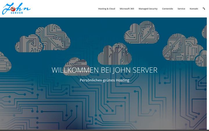 Screenshot of john-server.de