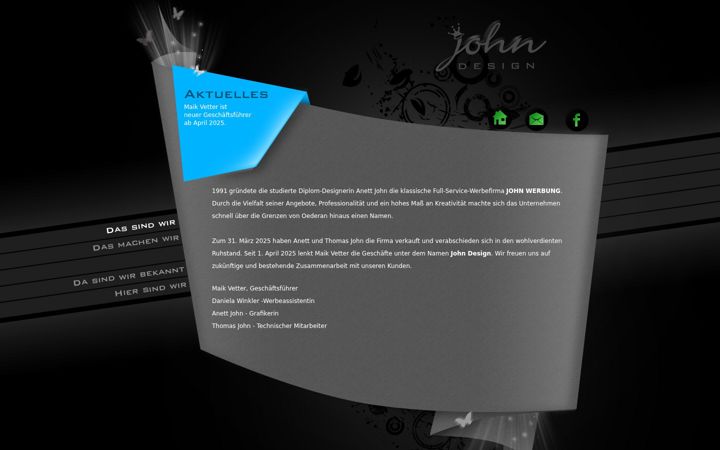 Screenshot of john-werbung.de