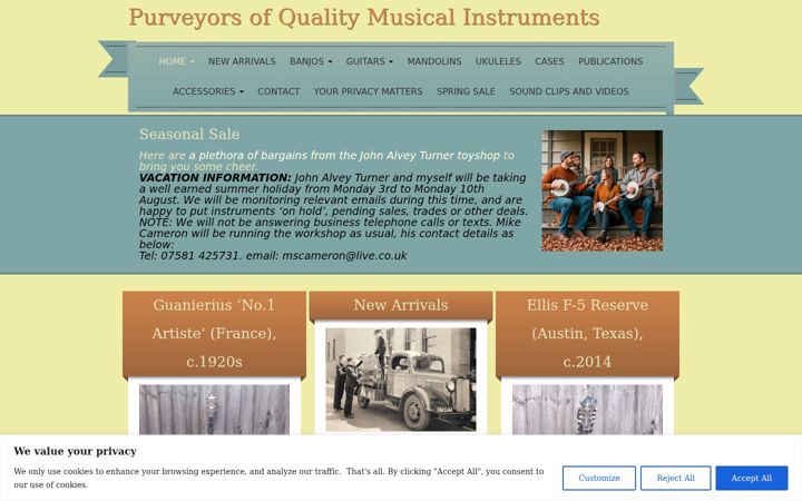 Screenshot of johnalveyturner.co.uk