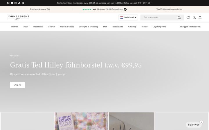Screenshot of johnbeerens.com