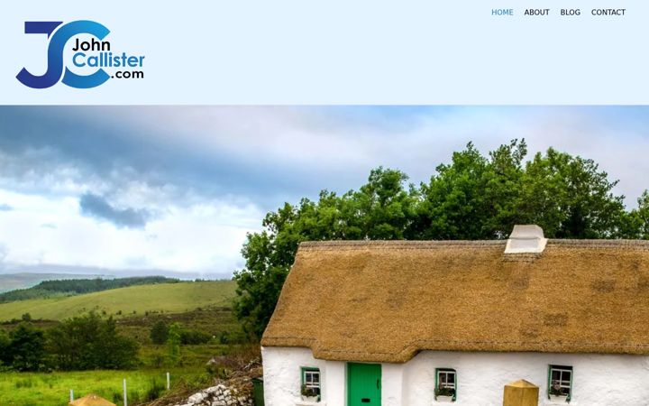 Screenshot of johncallister.com
