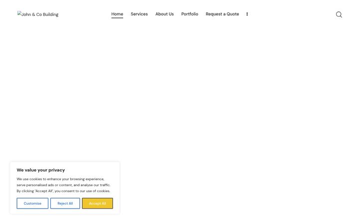 Screenshot of johncobuilding.co.uk