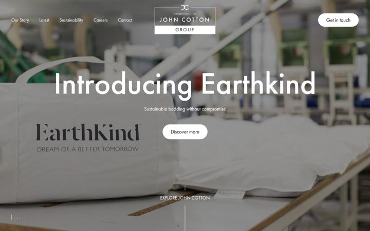 Screenshot of johncotton.co.uk