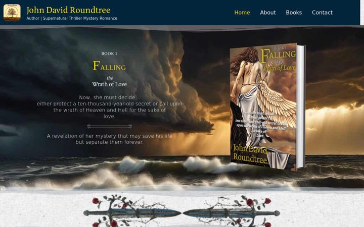 Screenshot of johndavidroundtree.com