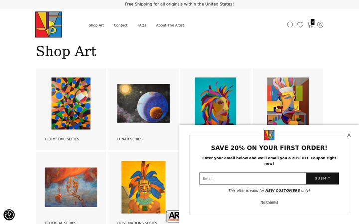 Screenshot of johneblythe.com