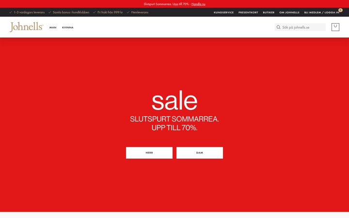 Screenshot of johnells.se