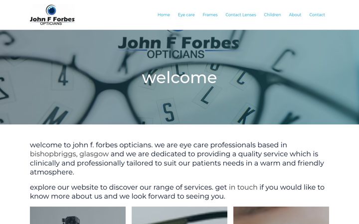 Screenshot of johnfforbes.co.uk