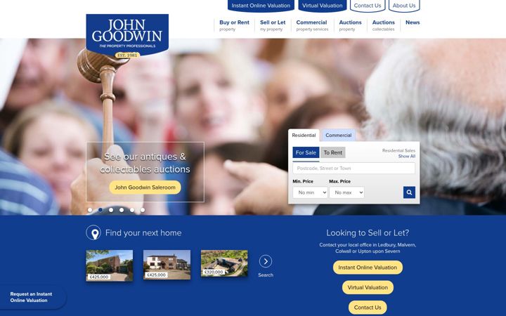 Screenshot of johngoodwin.co.uk