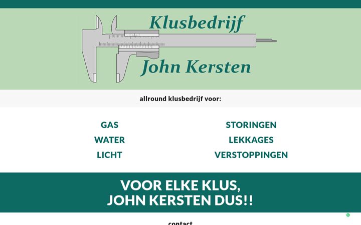 Screenshot of johnkersten.nl