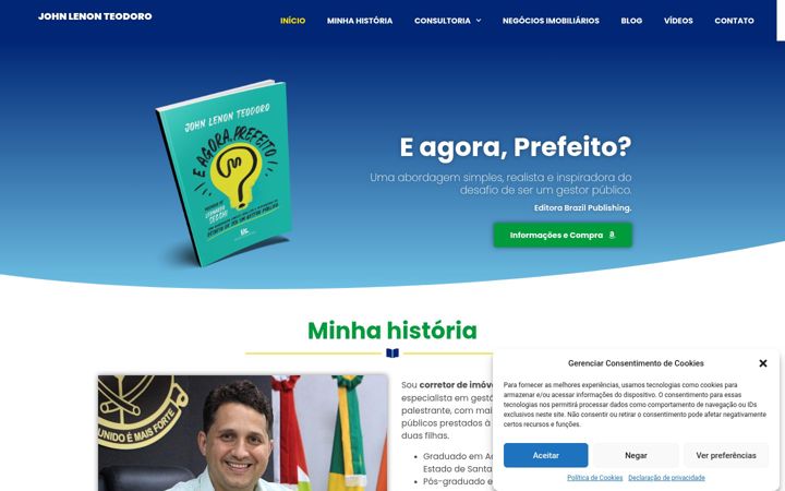 Screenshot of johnlenon.com.br