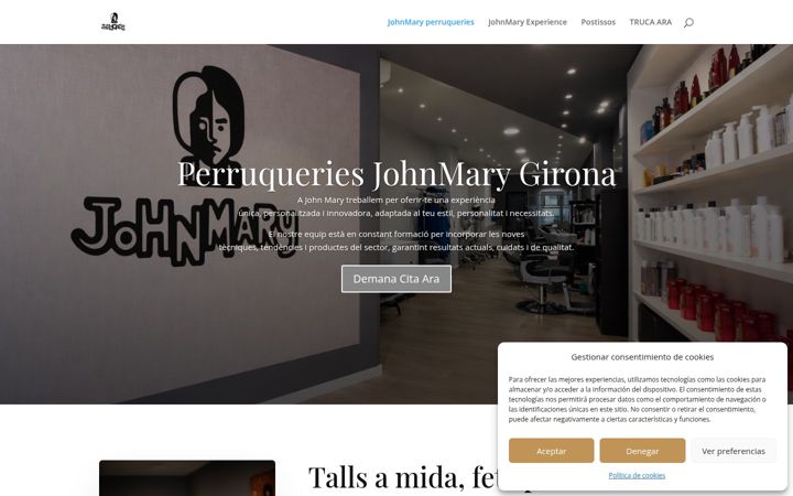 Screenshot of johnmary-p.com