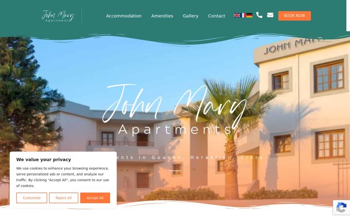 Screenshot of johnmarycrete.com
