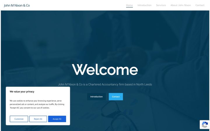 Screenshot of johnmnixon.com