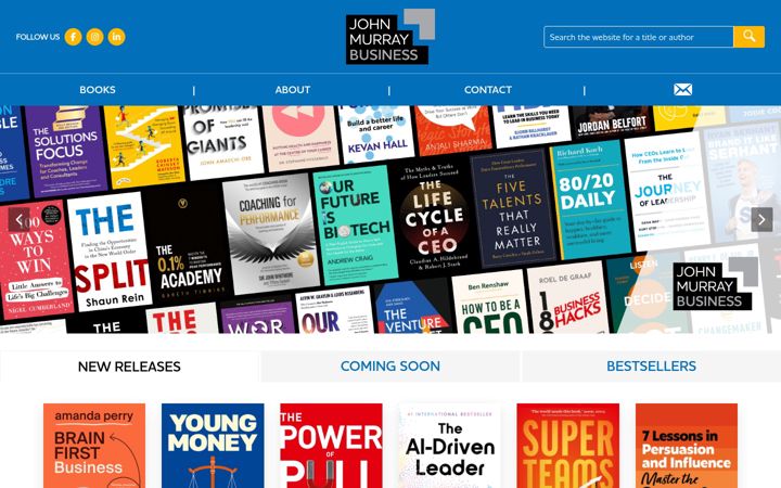 Screenshot of johnmurraybusiness.com