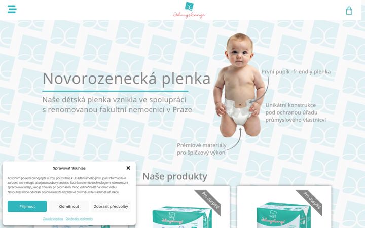 Screenshot of johnnyandgeorge.cz